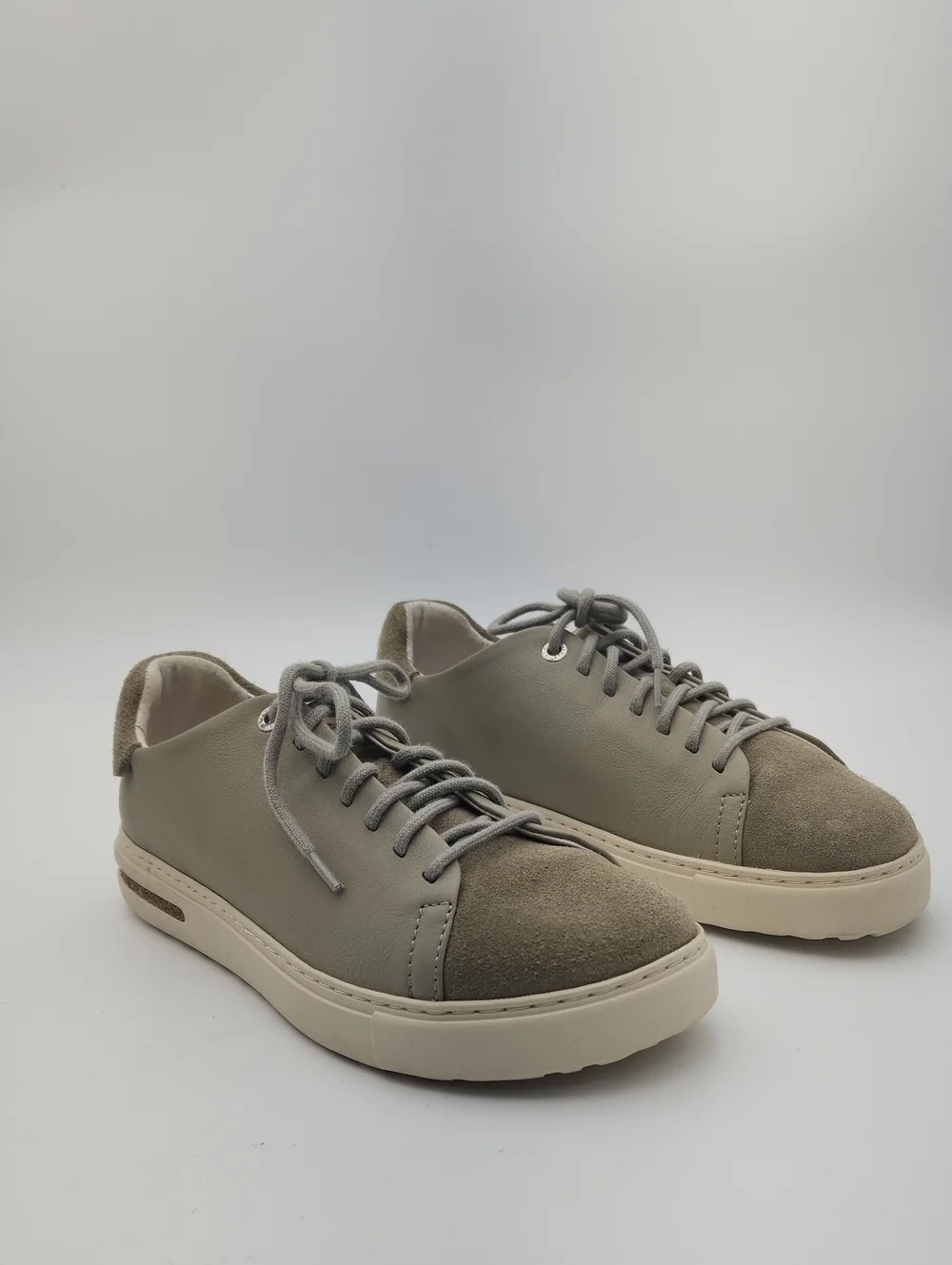 Birkenstock Bend Low Decon Gray Taupe Women’s 7 Nubuck Leather Sneakers